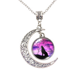 Måne Halsband Kedja