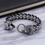 Wolf Bracelet Silver