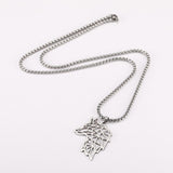 Silver Halsband Gravyr