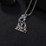 Halskedja Varg Silver