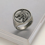 Silverring Vintage Varg