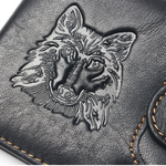 Wolf Leather Wallet